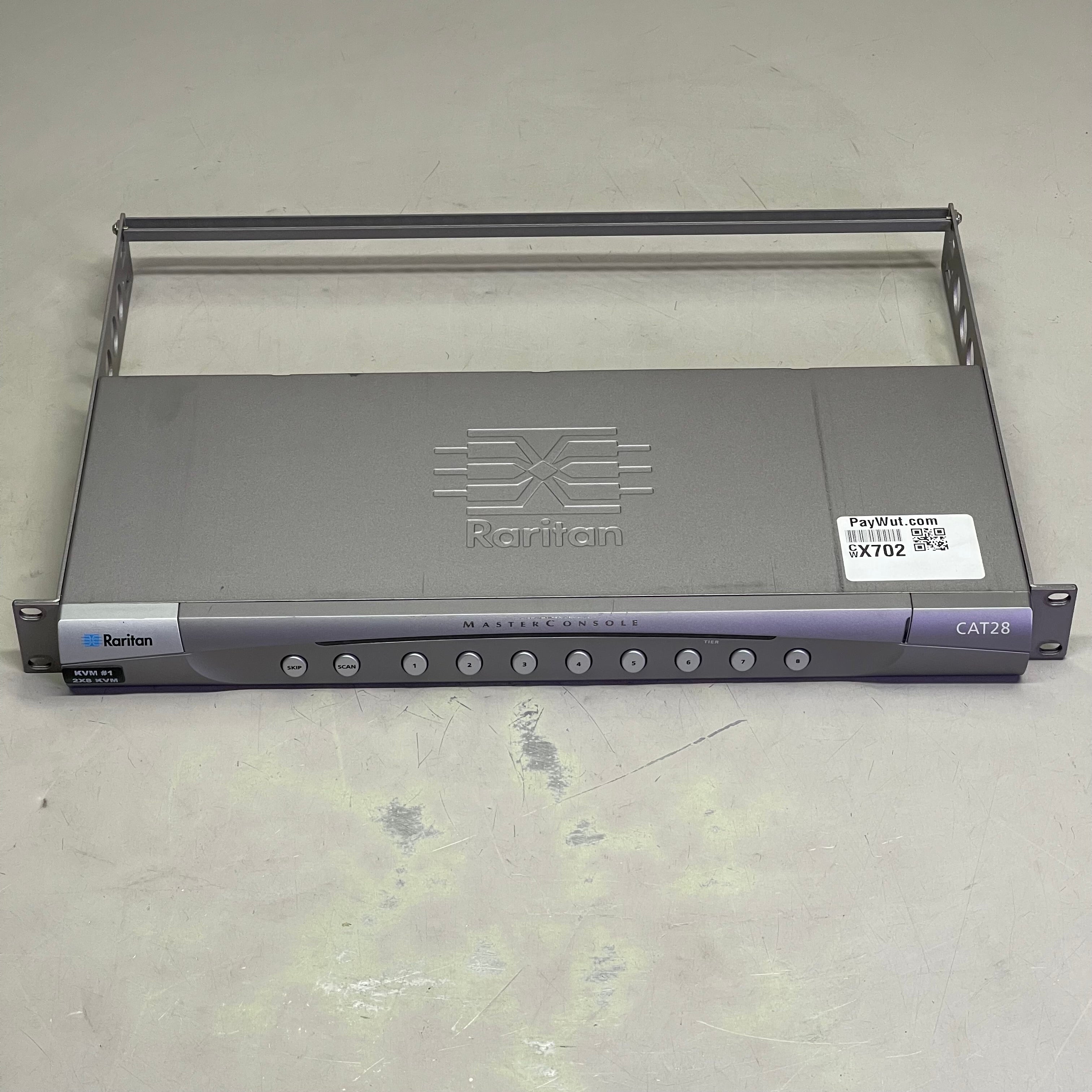 RARITAN MasterConsole CAT28 KVM Switch MCCAT28 (Used, Working)