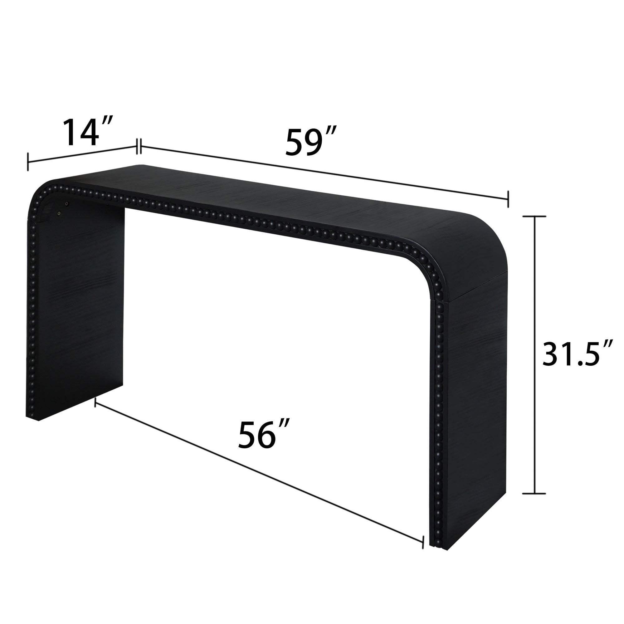 Waterfall Console Table