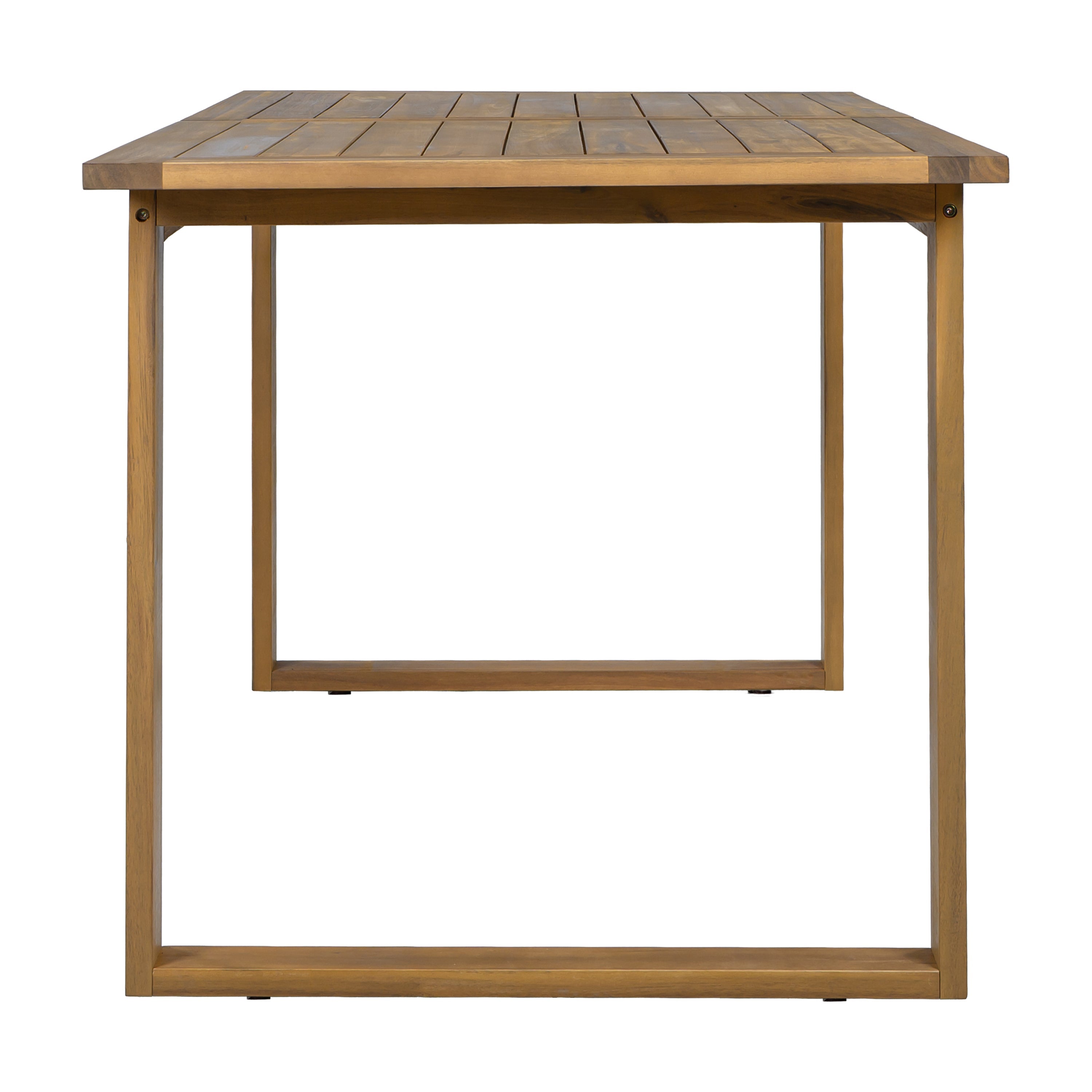 U_STYLE Farmhouse 5-Piece Outdoor Patio Dining Set with Adjustable Legs