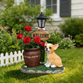 Sitting Corgi Dog Planter Outdoor Decor