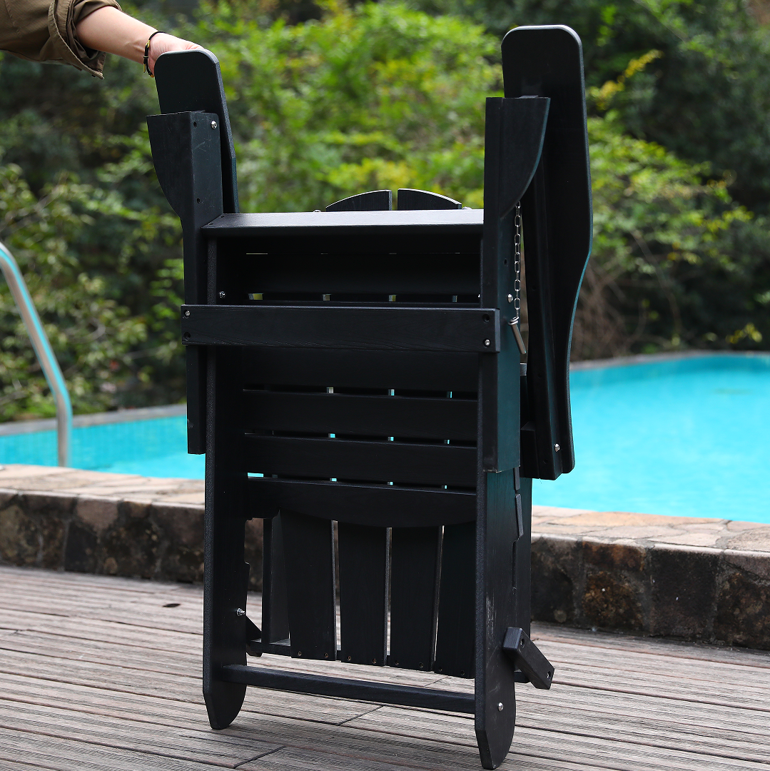 Adirondack Folding Chair with Dual Cup Holders