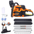 62Cc Gas Powered Chainsaw with 18" and 20" Aluminium Guide Bars