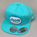 HOOEY Trucker Adjustable Snapback Hat Local Turquoise Turquoise 2499T-TQ