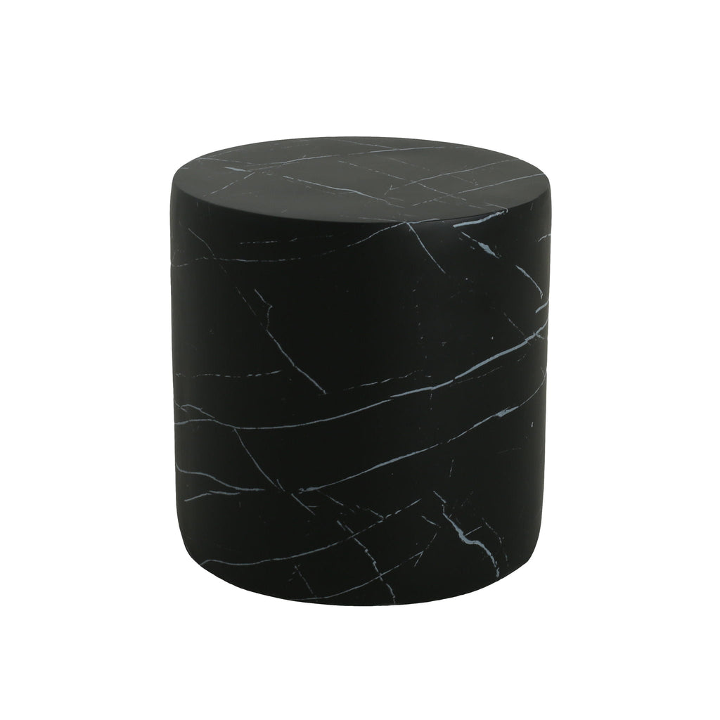 Cylindrical Design Outdoor Lightweight Concrete Side Table