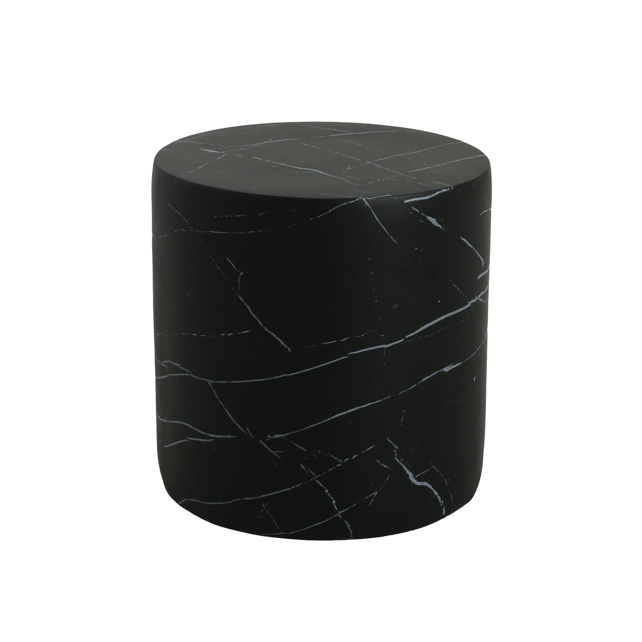 Cylindrical Design Outdoor Lightweight Concrete Side Table