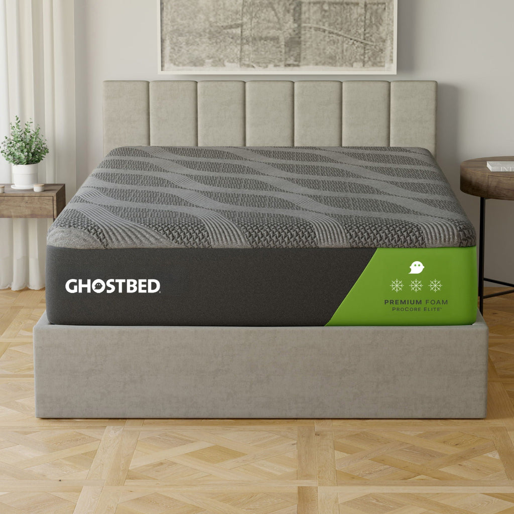 Premium 14" Foam Mattress with Cooling Ghost Ice Cover and Copper Infused Memory Foam