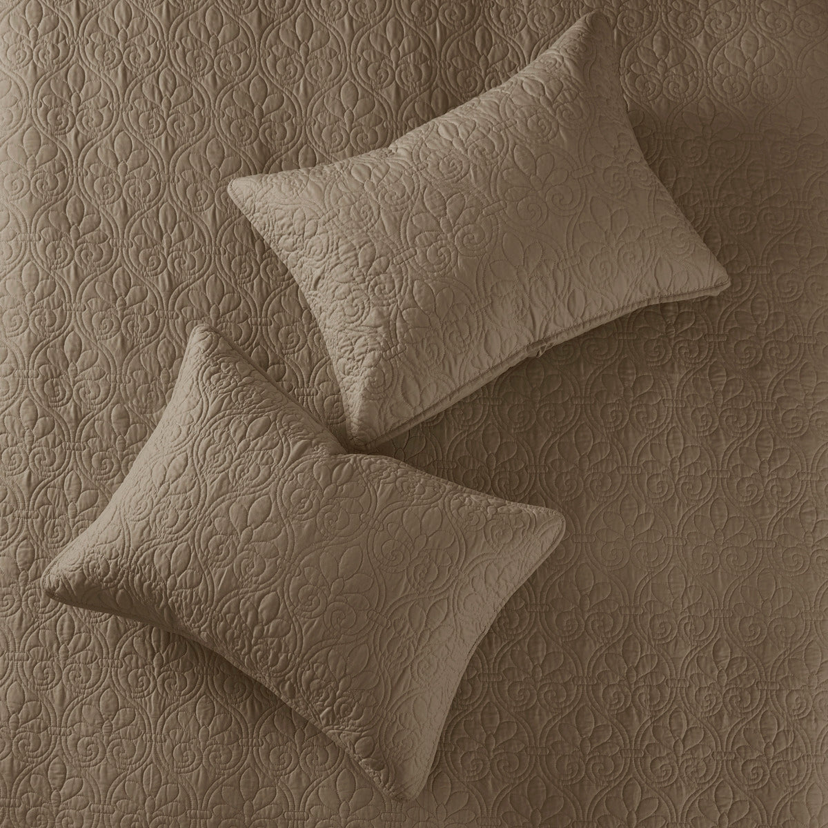 Reversible Quilt Set Mocha King/Cal King