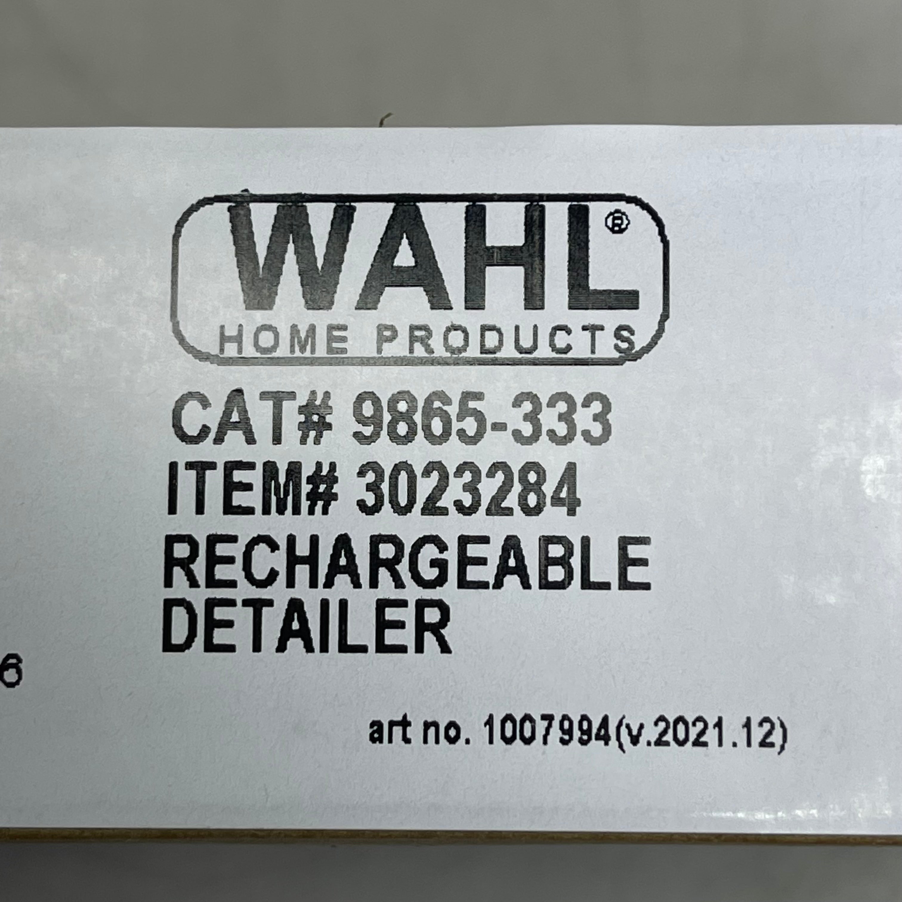 WAHL Groomsman Rechargeable Trimmer Precision Detailer Nose Eyebrow Neckline 3023284