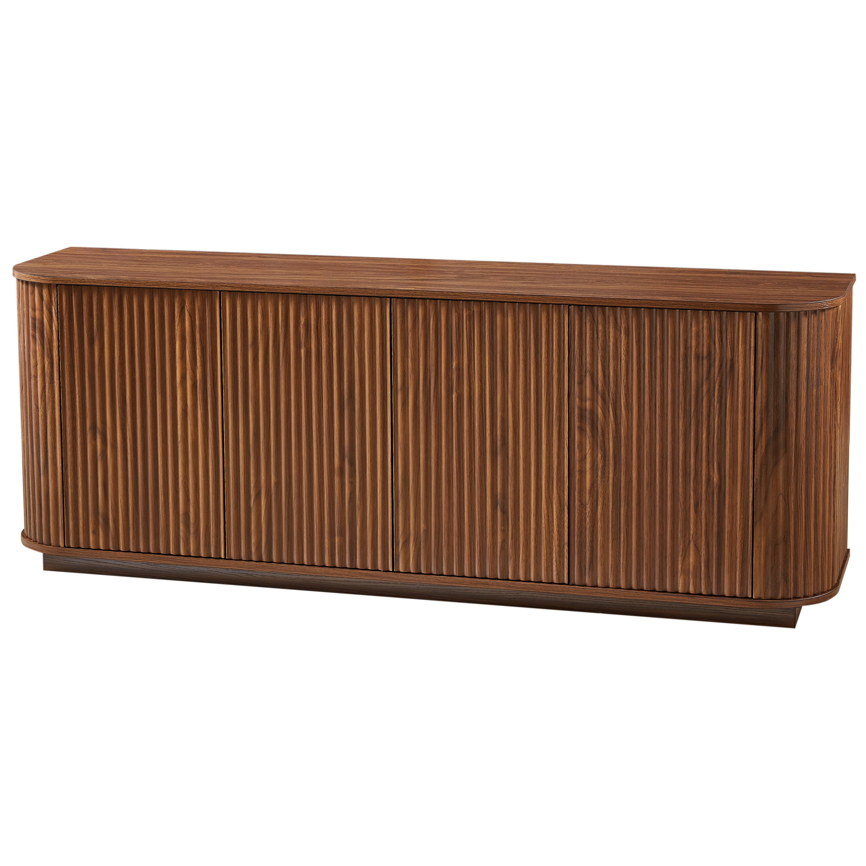 Sideboard Storage Cabinet TV Stand with Wave Pattern