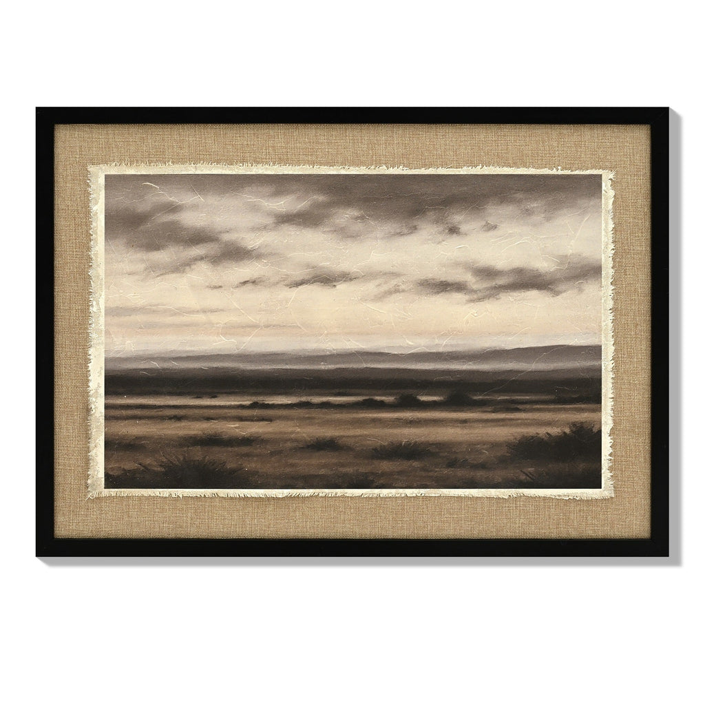 Vintage Landscape Large Framed Wall Art, 20x28 Inch Canvas Print