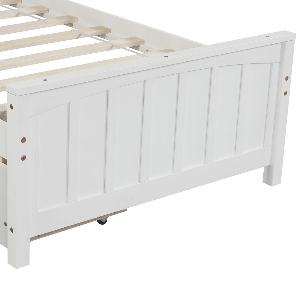 Platform Bed With Two Drawers