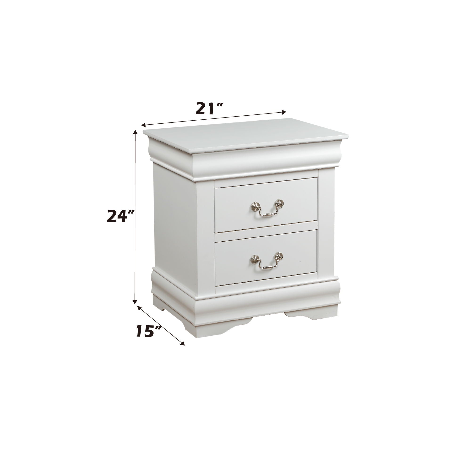 Louis Philippe Accent Nightstand