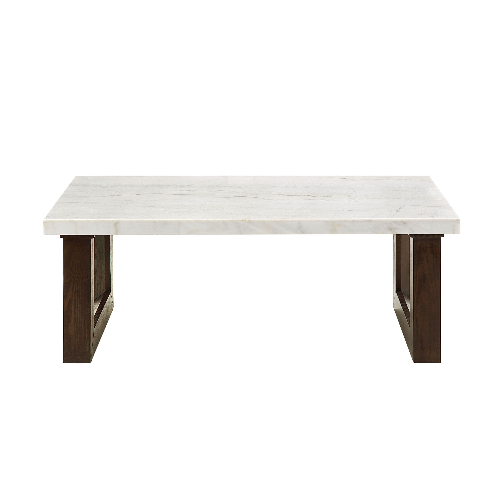 Edwyn Natural Marble Top End Table