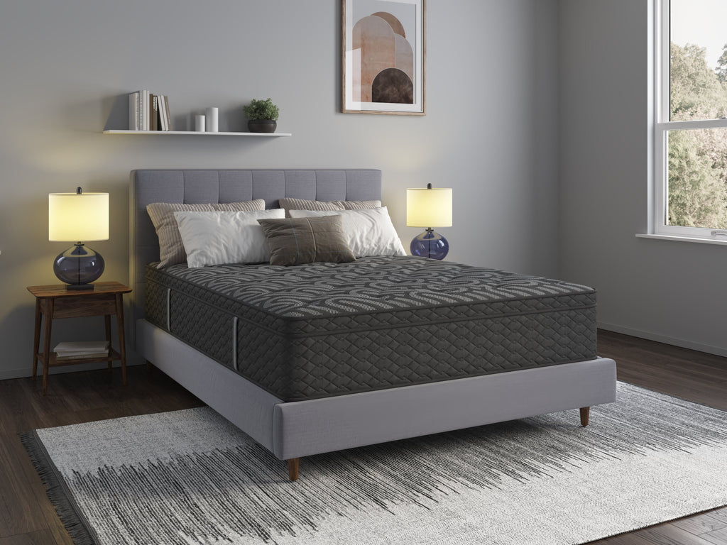 Restonic comfortcare 14” euro top hybrid mattress