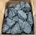 Olivine Diabase Sauna Heater Stones (44 lbs) 2-4"  Grey