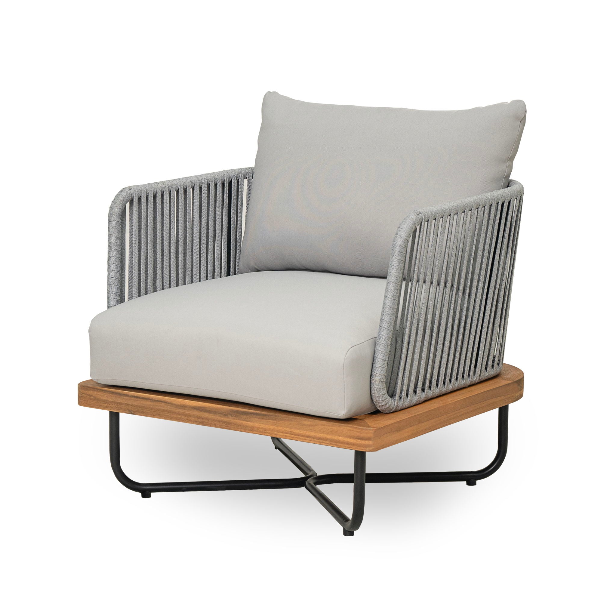 Lucca Outdoor Acacia Wood Chair