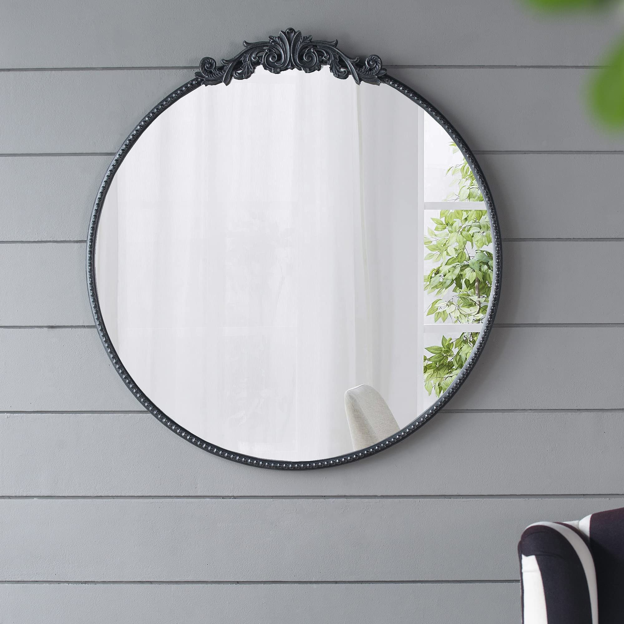 Classic Design Mirror With Baroque Inspired Frame