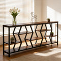 Durable Sofa Console Table with Generous Storage