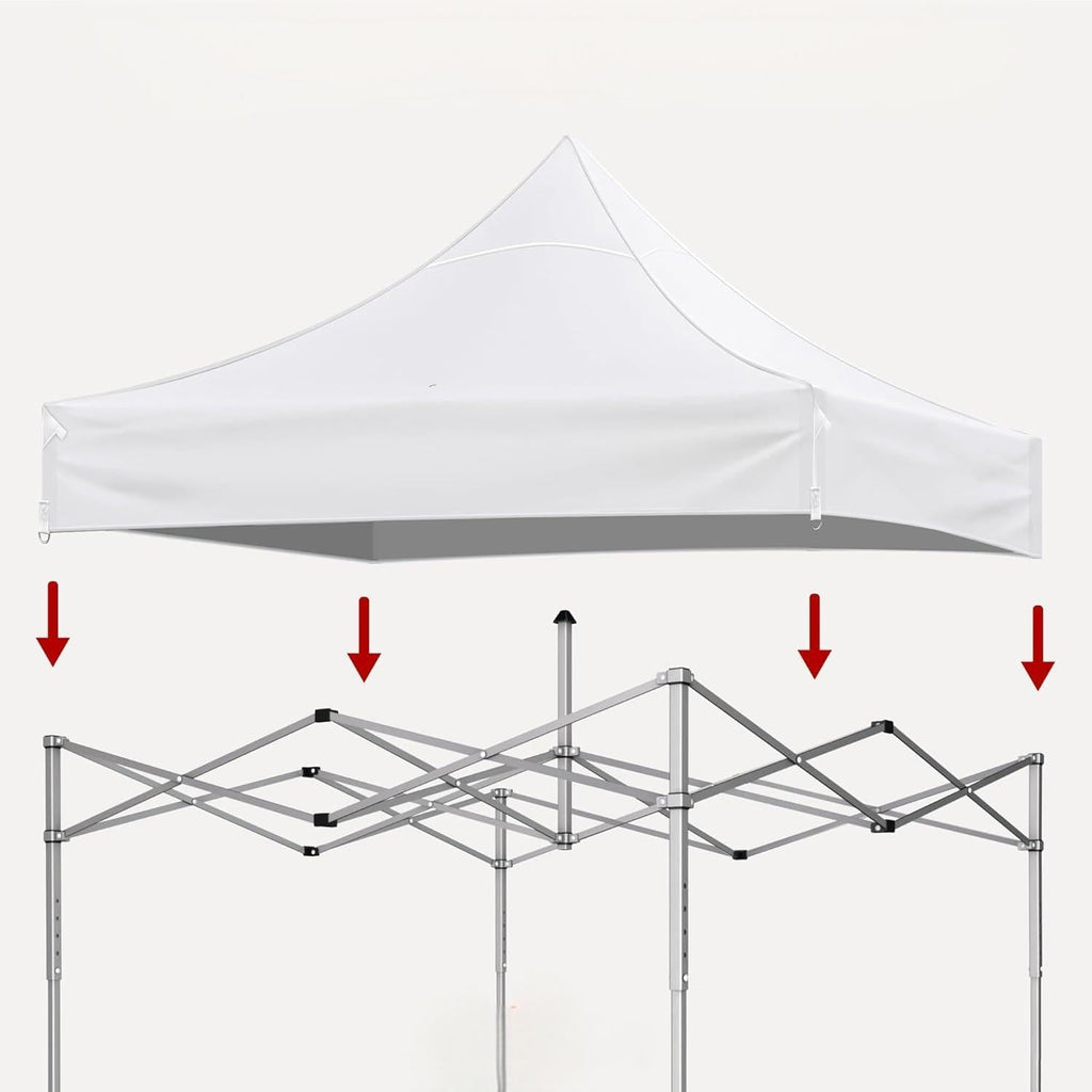 Canopy Replacement Top with 4 Pack W8 Bags (Frame Not Included)
