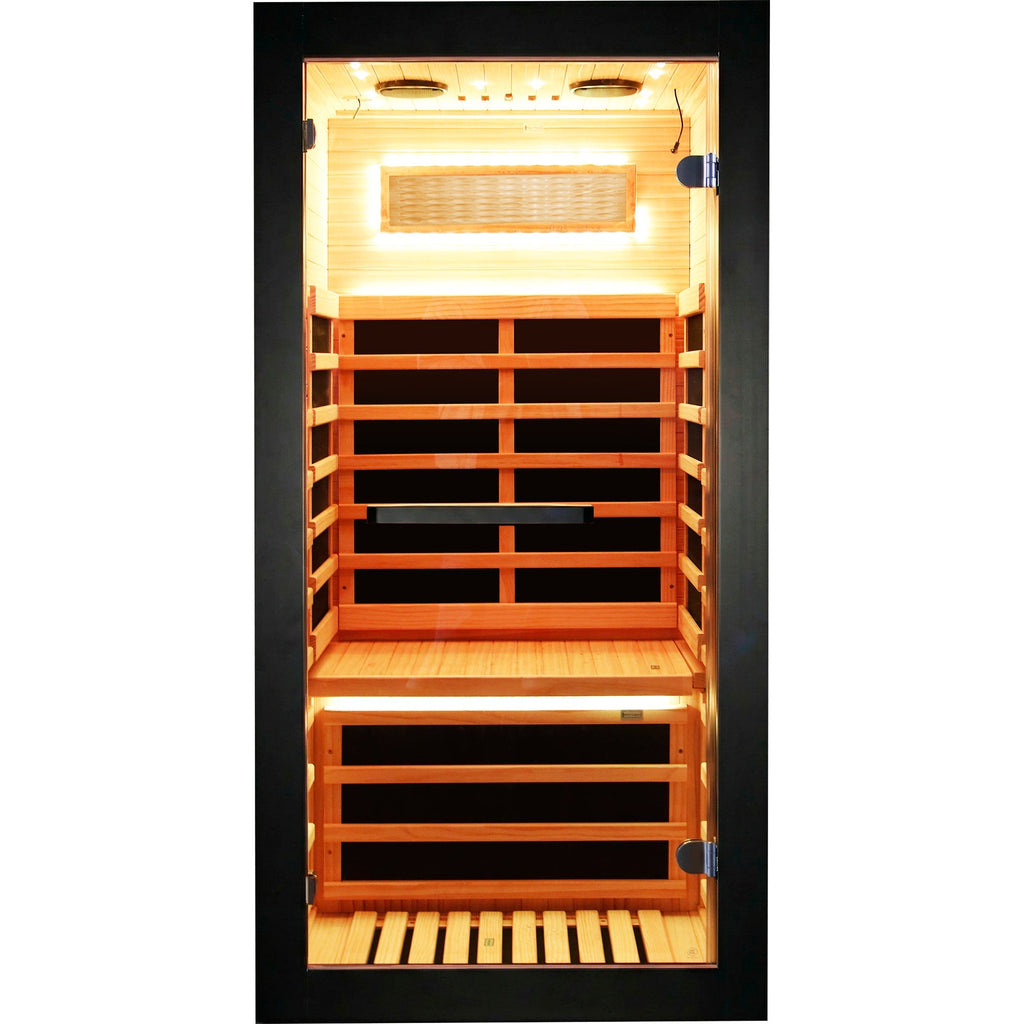 Single-person sauna cabin