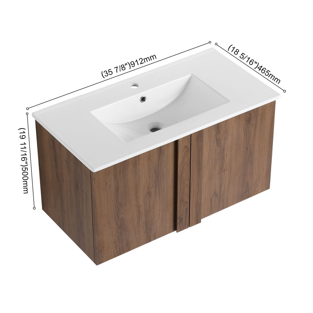 Floating Bathroom Vanity With Sink Combo
