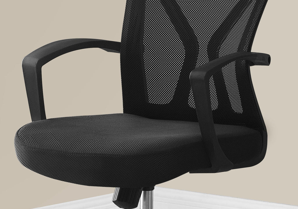 Office Chair with Adjustable Height and Swivel - Ergonomic Contemporary Design