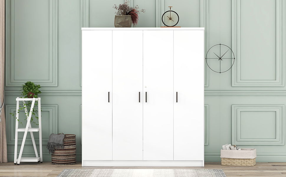 4 Door Wardrobe With 1 Drawer