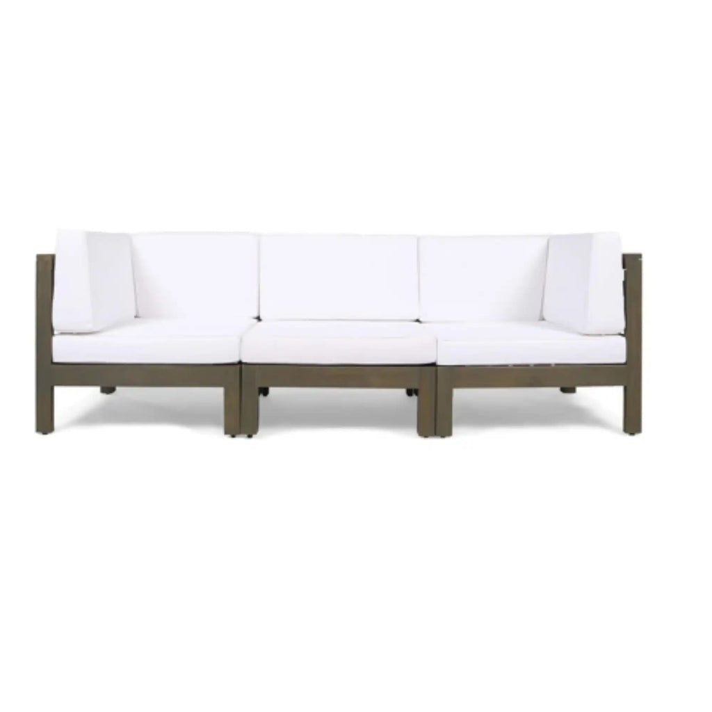 Oana 3 Piece Sofa Set With Water Resistant Cushions