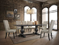 Morland 7 Pieces Dining Room Set - Black