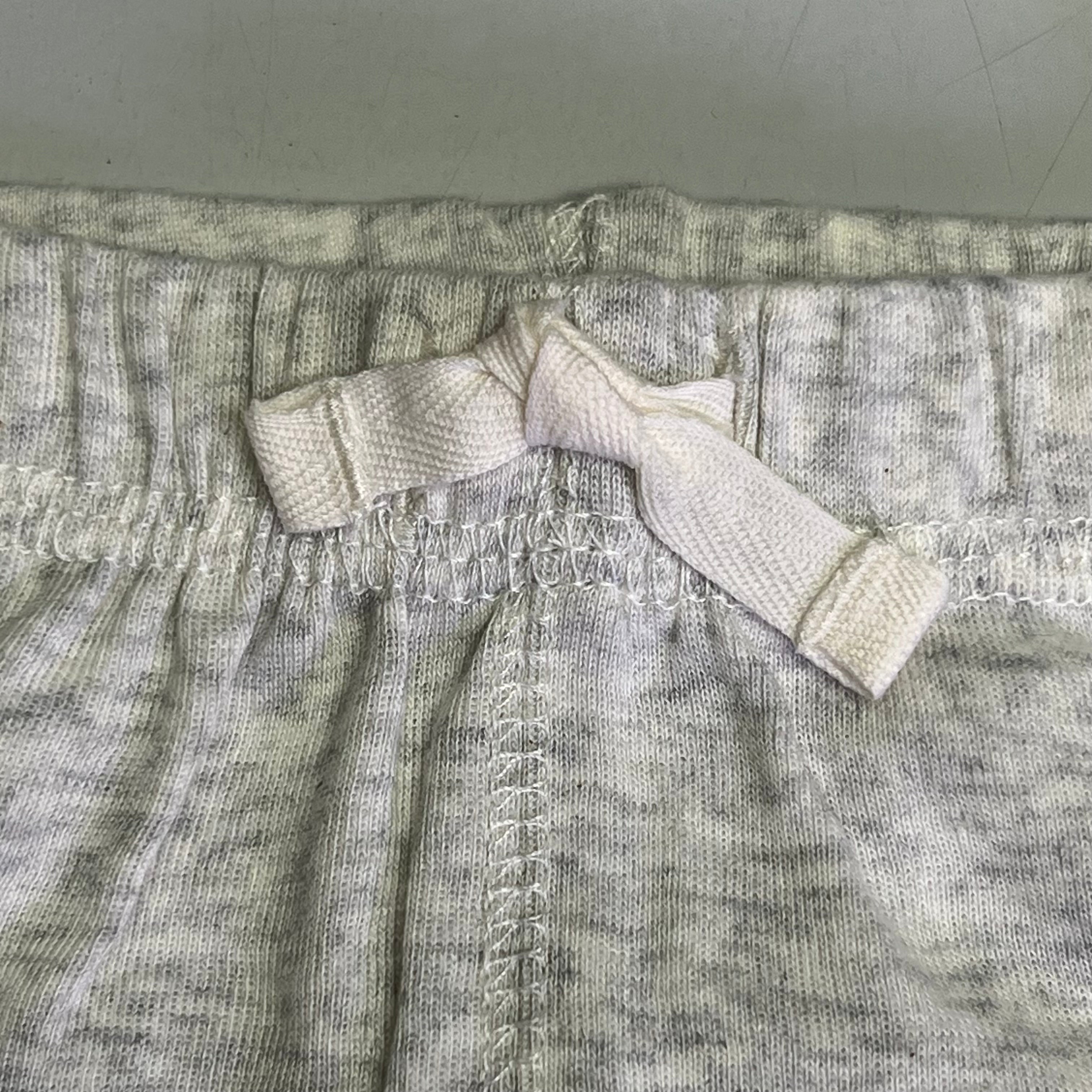 CARTERS (SET OF 2) Cotton Jogger Pants Baby's 9M Heather Grey/Ivory 1S992310