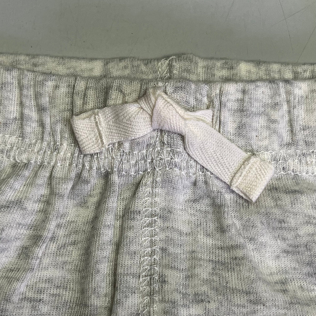 CARTERS (SET OF 2) Cotton Jogger Pants Babys Newborn Heather Grey/Ivory 1S992310
