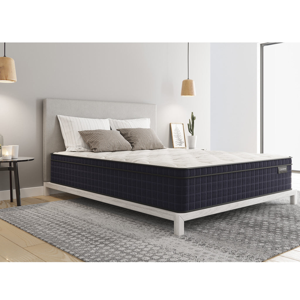 Diamond Nina Twin Hybrid Mattress with Copper Cooling and Euro-Top