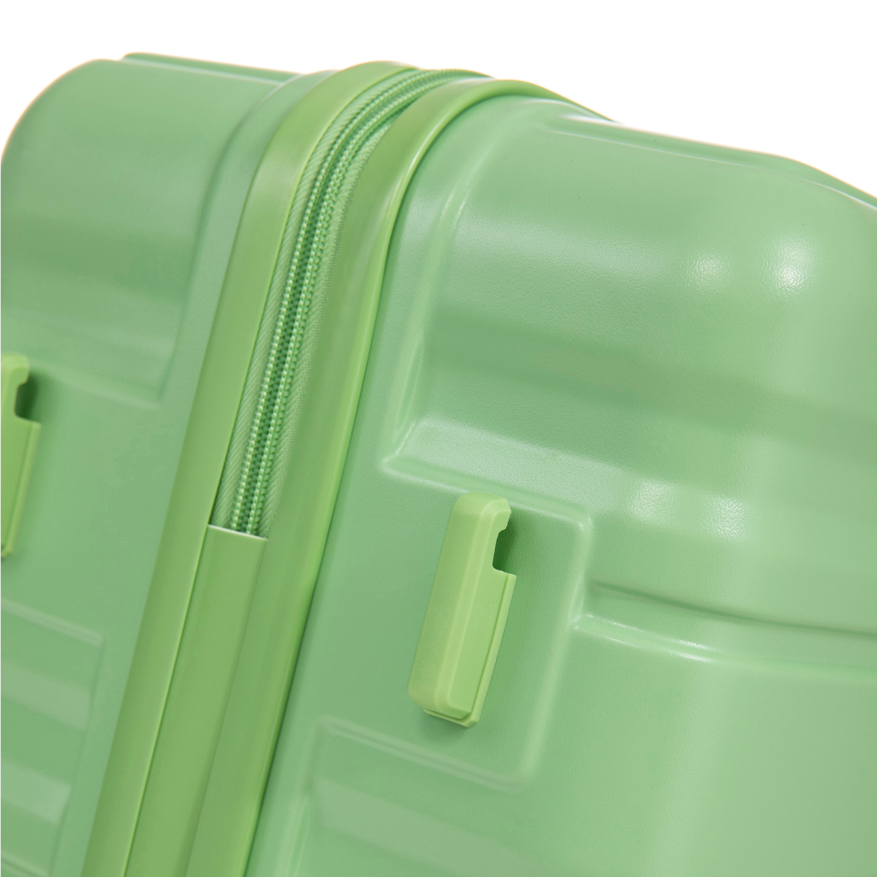 HIFINE Tourist 3-Piece Spinner Wheel Luggage Set in Green