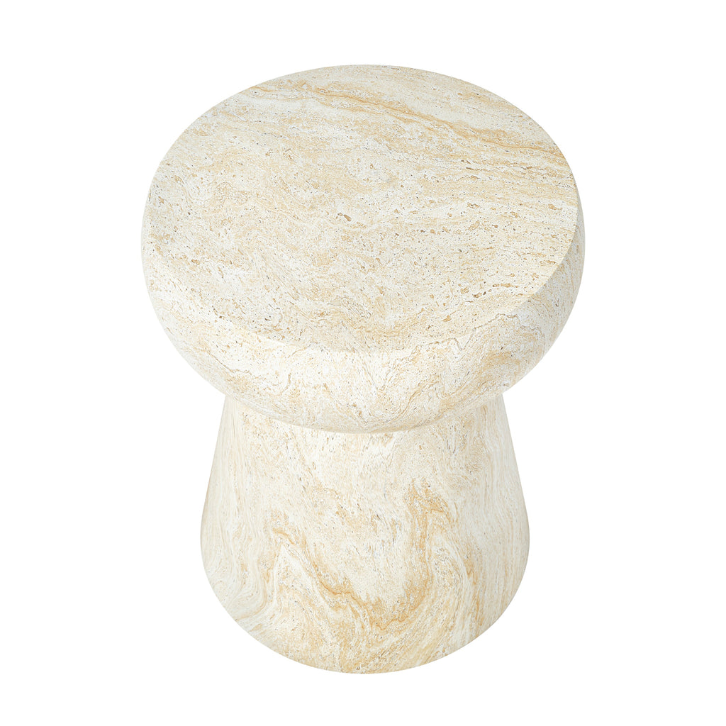 U_Style Mushroom-Shaped Outdoor Concrete Side Table