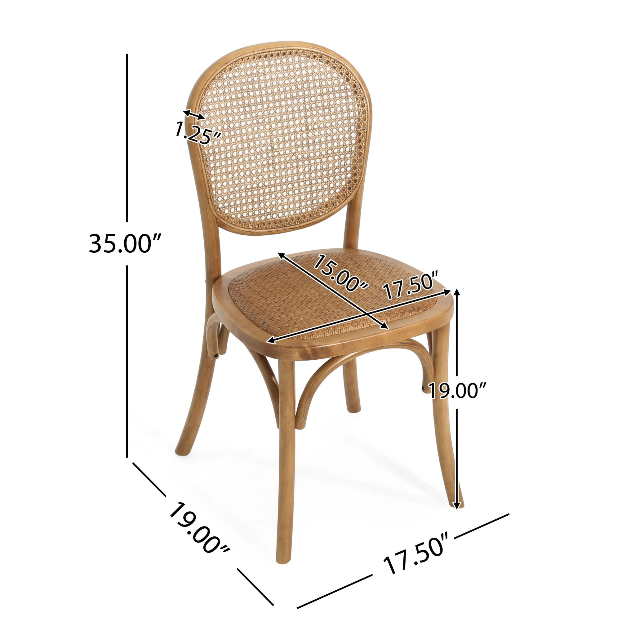 Vintage Style Dining Chairs (Set of 2)