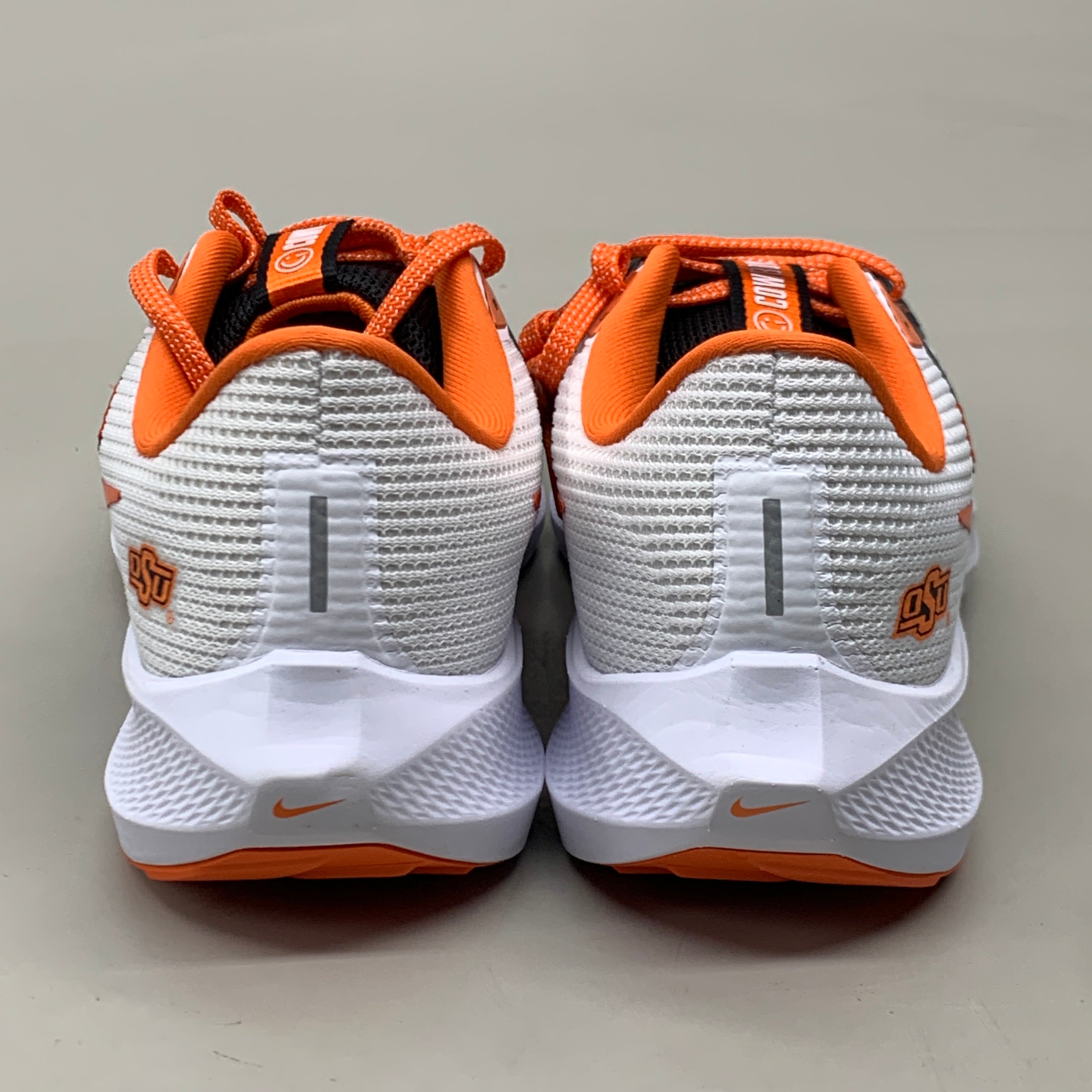 NIKE Zoom Pegasus 40 OK STATE Shoes White, Brilliant Orange & Black 12 W 10.5 M DZ5973-100