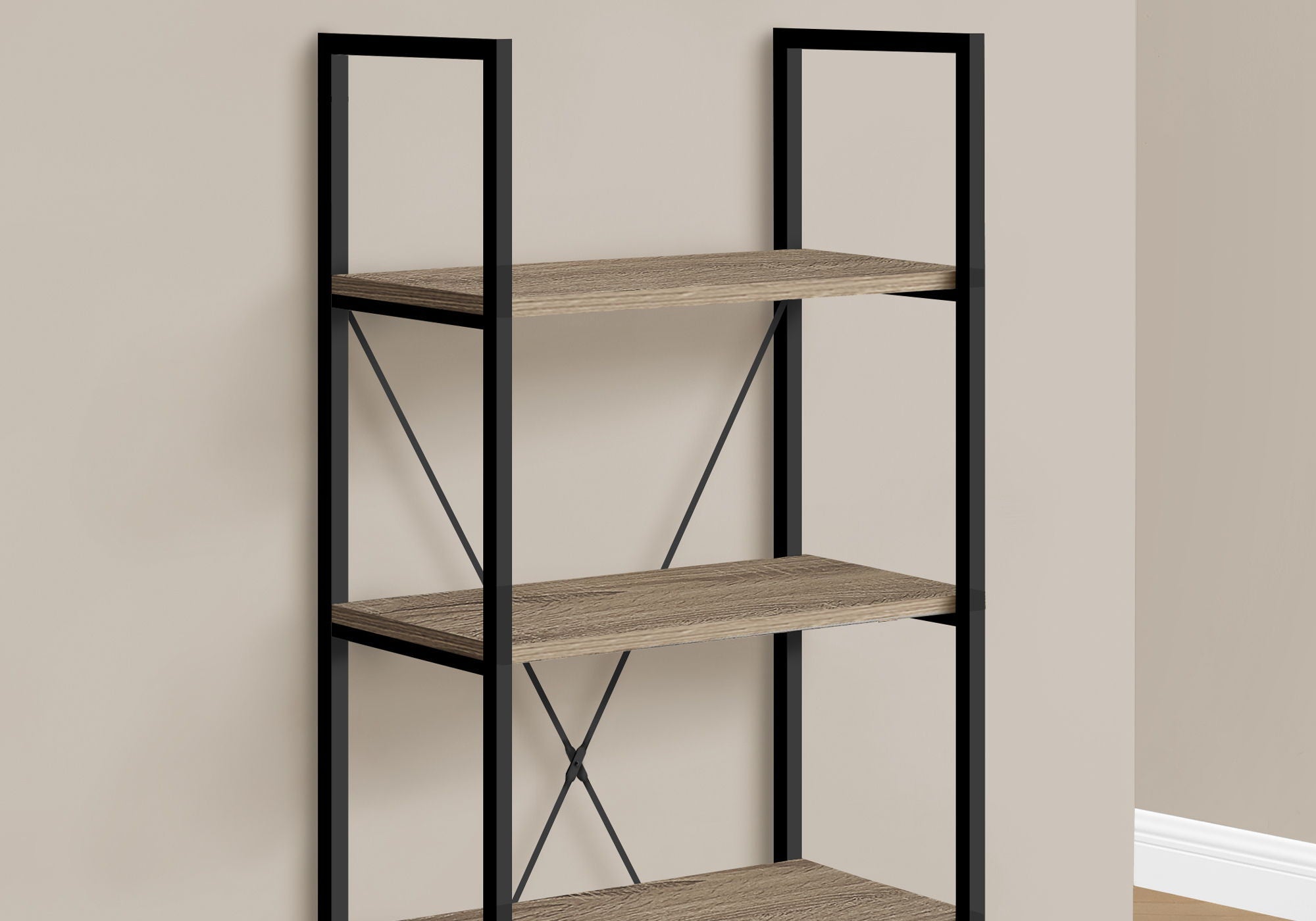 4-Tier Contemporary Bookshelf for Office & Bedroom
