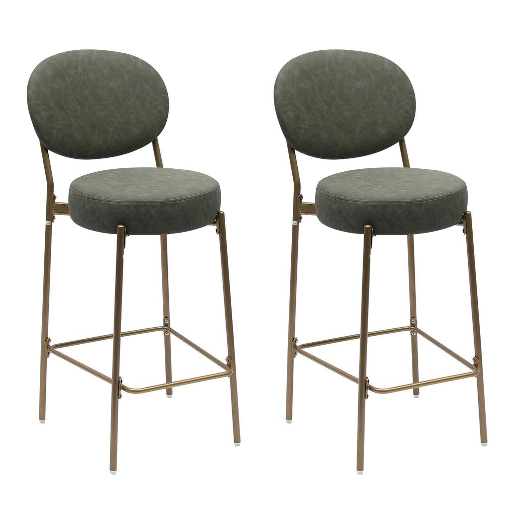 29'' H Upholstered Bar Stools Set of 2