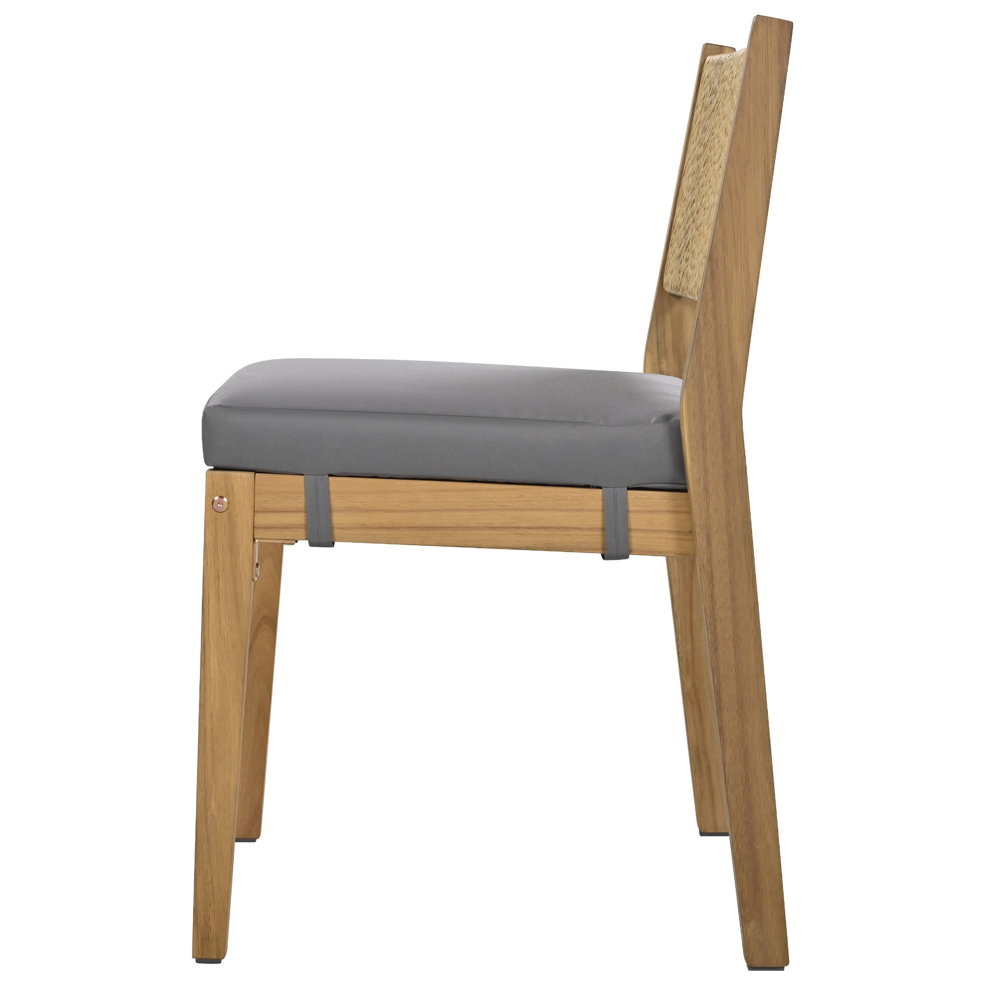 U_Style Multi-Person Outdoor Acacia Wood Dining Table and Chair Set