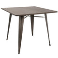 Oregon - Industrial / Farmhouse Dining Table - Espresso