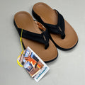 COBIAN Darby Synthetic Suede Strap Sandals  Women's SZ 8, EU 38.5 Black DAR24-001-8