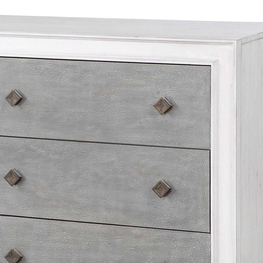 Katia Weathered Dresser - White