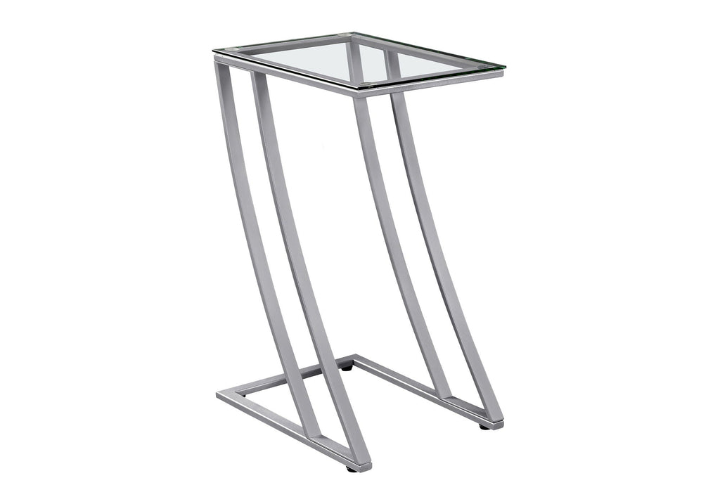 Accent Table C-Shaped with Sturdy Construction