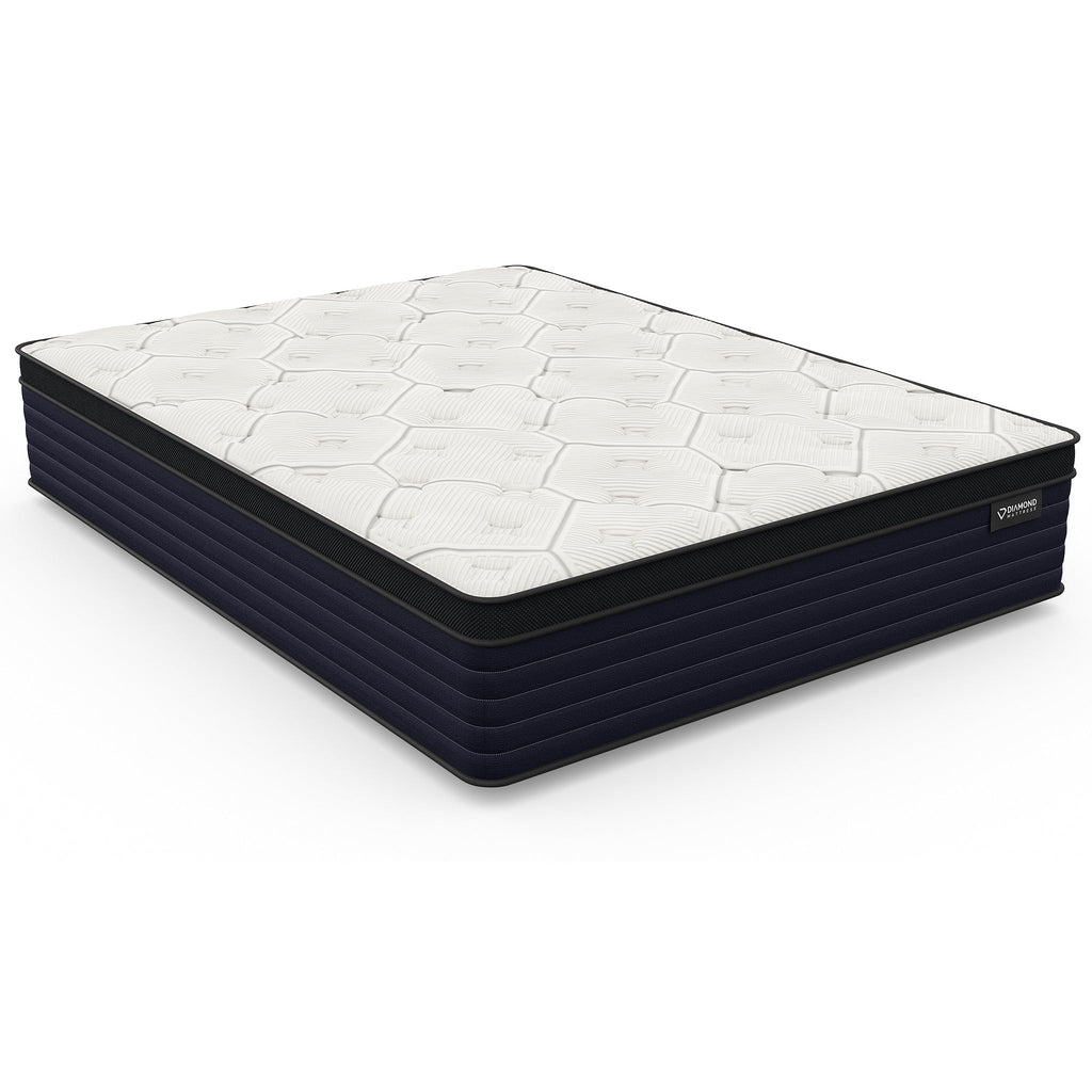 Diamond Cleo Twin XL Memory Foam Hybrid Mattress 14" Firm