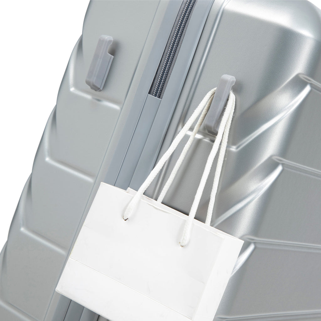 3-Piece ABS Spinner Wheel Luggage Set with Combination Lock