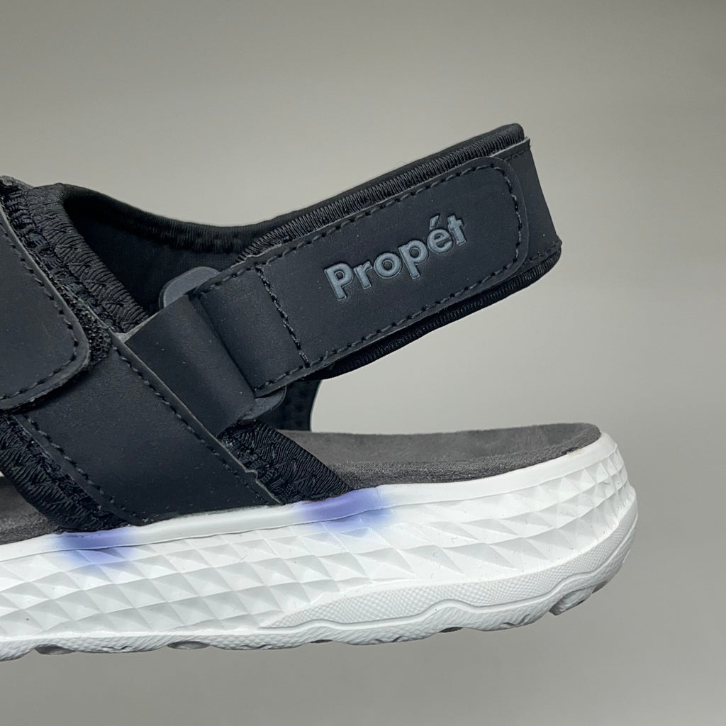 PROPET Travel Activ Sport Sandal Lightweight Women's Sz 7.5 W(D) Black As-is WST013P
