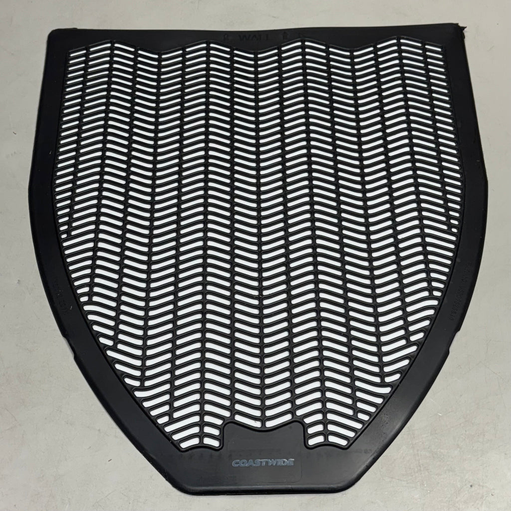COASTWIDE PROFESSIONAL (6 Pcs) Urinal Floor Mat 20" x 17.5" Black