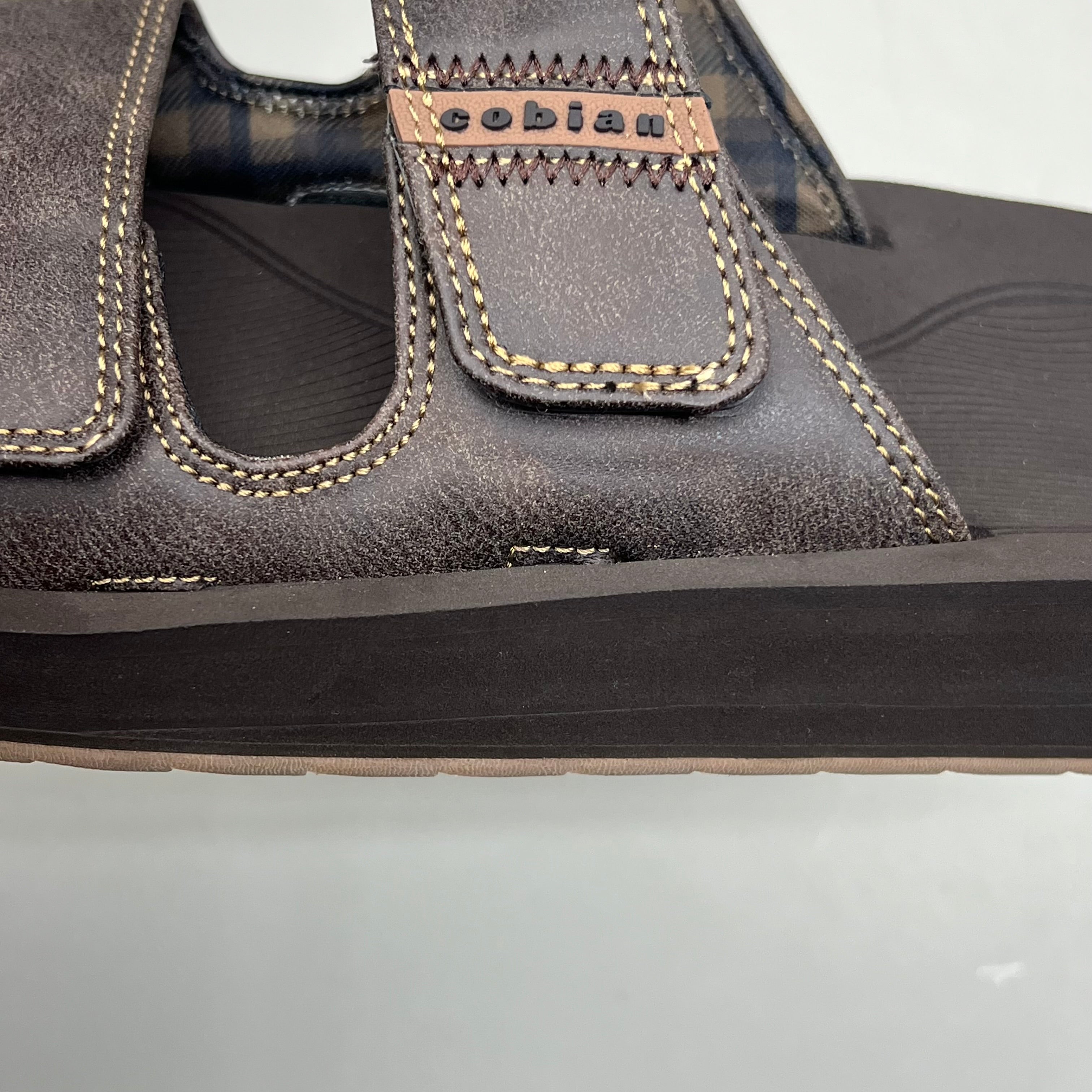 COBIAN Trestles Trek Slide EVA Top Sole Men's Sz 12, 45 Eu Chocolate TTS24-201-12