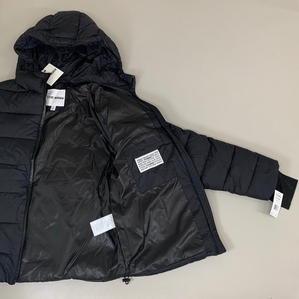 DKNY Boys' Winter Jacket Insulated Quilted Puffer Parka Small