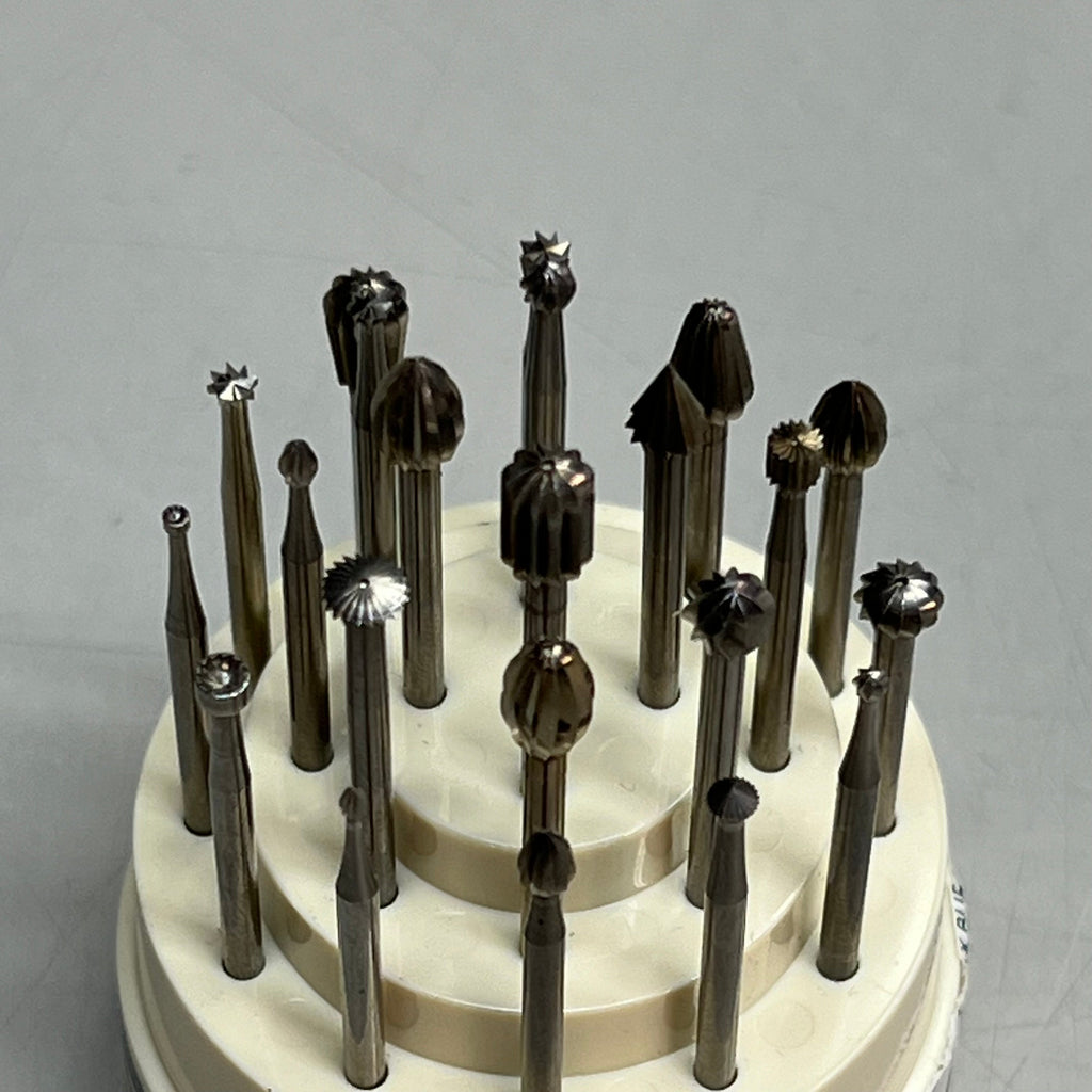ASICSA (23 PIECE SET) Maillefer Wax Bur Set Tungsten Vanadium Material M1405